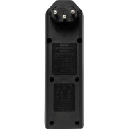 Brennenstuhl cleverLINE Abzweigstecker 3-fach schwarz mit USB Typ-A und Typ-C drehbar bis 300 CH - 1508342203