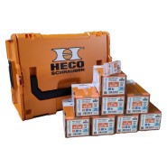 HECO BEGINNER-SET mit 3.200 diversen Spanplattenschrauben TOPIX-plus in L-BOXX 238 - 63124_165931
