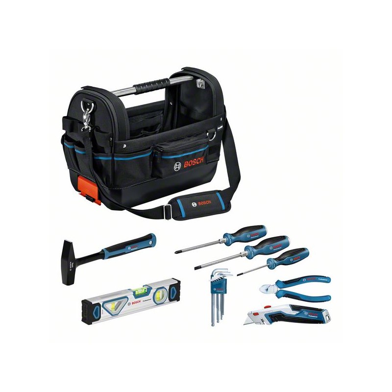 Bosch Combo Kit ProClick Tasche GWT 20 und Handwerkzeug-Set 9-tlg. - 1600A02H5B