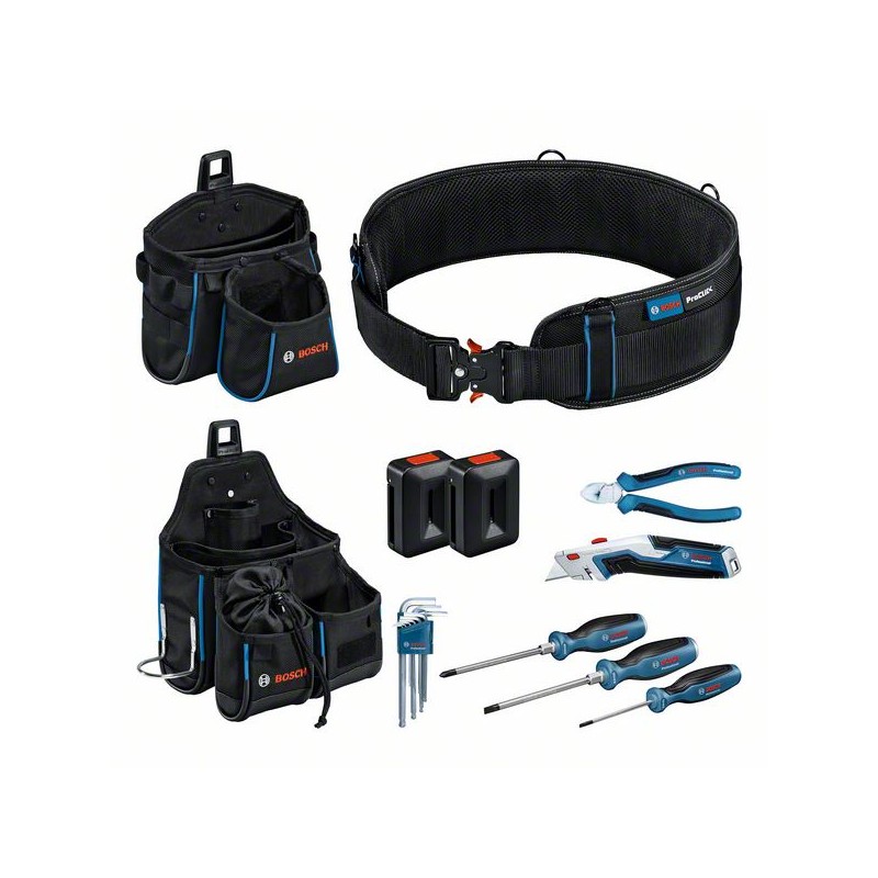 Bosch Combo Kit Werkzeuggürtel und Handwerkzeug-Set - 1600A02H5C