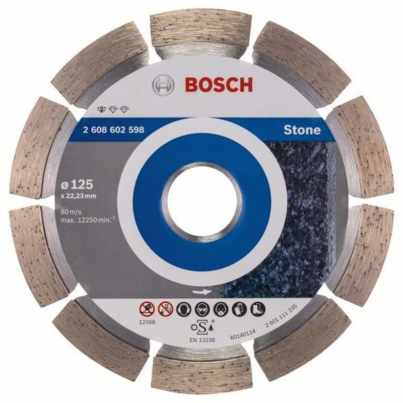 Bosch Diamanttrennscheibe Standard for Stone 125mm - 2608602598