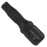 Wekador/ASW Torx IMPACT Bit TX25 (25mm) - schlagfest - 1 Stück - 036072_17490