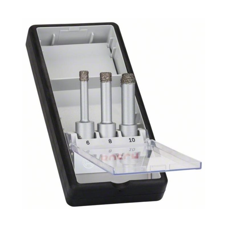 Bosch Diamanttrockenbohrer-Set Easy Dry Best for Ceramic 6-10mm - 2608587145