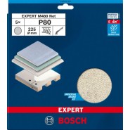 Bosch EXPERT M480 Schleifnetz für Trockenbauschleifer 225 mm K80 5 Stück - 2608901636