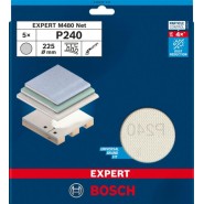 Bosch EXPERT M480 Schleifnetz für Trockenbauschleifer 225 mm K240 5 Stück - 2608901639
