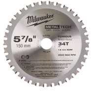 Milwaukee Kreissägeblatt für Metall 150 x 20 x 1.6 mm Z34 - 48404080
