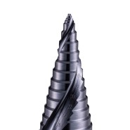Fortec Premium Stufenbohrer-Satz HSS-G-mit TiAl Beschichtung und Stufenspitze 3-tlg. - FT70010