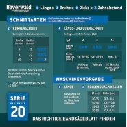 Bayerwald Holz Bandsägeblatt 2645 x 6 x 0.5 x 6 ZpZ  - FLB.BW-2020.2645.6.0.5.6