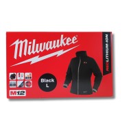 Milwaukee M12 HJ LADIES2-0 L  Akku-Thermo-Jacke Damen Schwarz solo - 4933464841