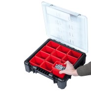 TOOLPORT Organizer/Kleinteilemagazin mit 12 herausnehmbaren Boxen - 30-1-5504