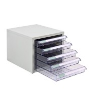 TOOLPORT Metall Schubladencontainer / Büro Schubladenschrank mit 5 Schubladen - 80-4-0607