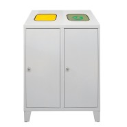 TOOLPORT Recycling-Abfallsammler mit 2 Beutelhalterungen - 90-4-5442
