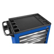 TOOLPORT Werkstattwagen Basic blau mit 115 teiligem Werkzeugsatz - 42-2-1006