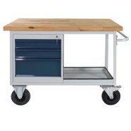 TOOLPORT Tischwagen mit 3 Schubladen und 1 Ablagefläche - 88-4-4745