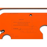 UJK Küchenarbeitsplatten-Frässchablone mit variablen Winkel - 508615