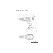 Metabo SB 18 LTX-3 BL Q I Akku-Schlagbohrmaschine solo in Metabox - 602357840