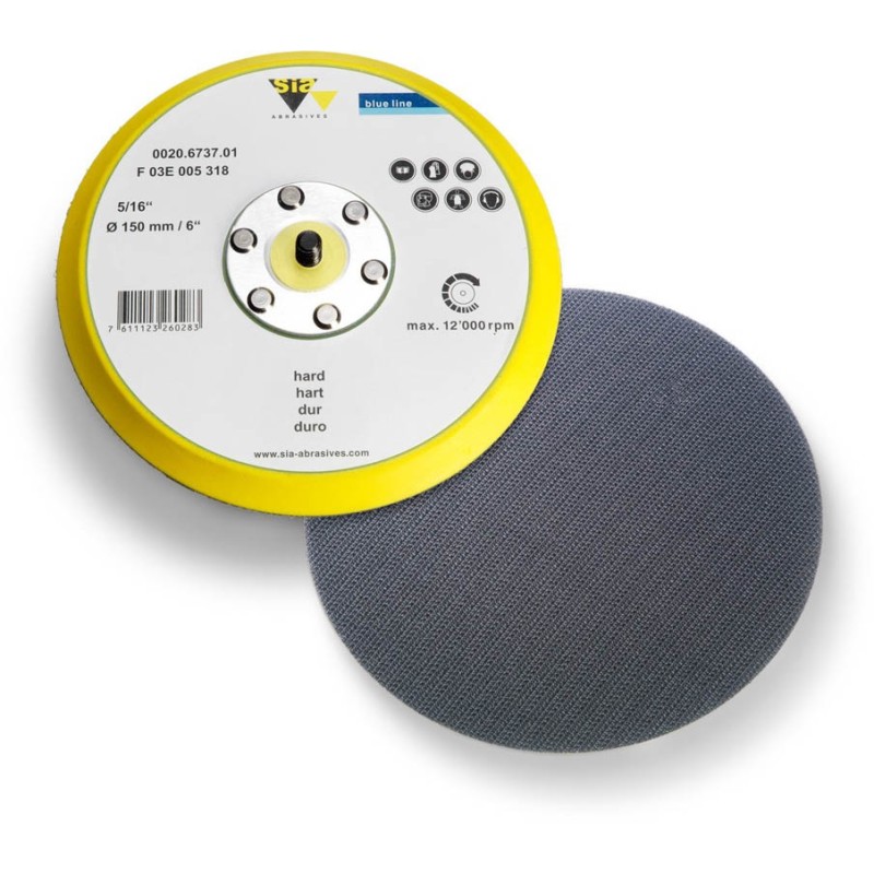 Exzenterschleifer  pad hart yellow   - 1 Stk -  150 mm - Art.-Nr: 0020.6737