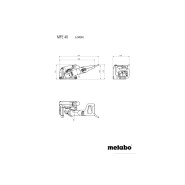 Metabo MFE 40 Mauernutfräse 604040520