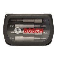 Bosch Steckschlüssel-Set 4-teilig 65 mm x  3/8 Zoll 5/16 Zoll 8 mm 10 mm 2608551087