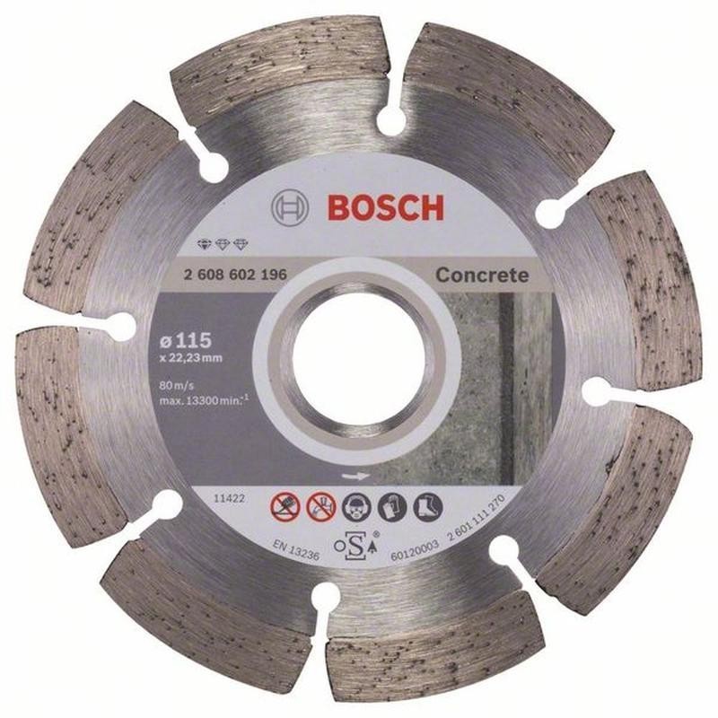 Bosch Diamanttrennscheibe Standard for Concrete 115 mm - 2608602196