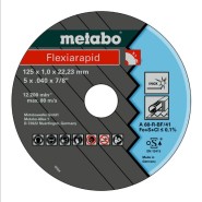 Metabo Trennscheiben Flexiarapid 125x16x2223 Inox TF 41 25 Stück - 616182000