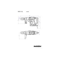 Metabo MHEV 5 BL Meisselhammer im Koffer 600769520