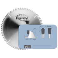 Bayerwald HM Kreissägeblatt für Alu - 210 x 2.4 x 30 mm - Z72 TF neg.- 111-79133_51624