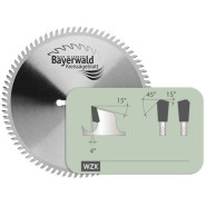 Bayerwald HM Kreissägeblatt 250 mm x 32 x 30 x 80Z WZX für Acryl/Kunststoffe - 111-65021