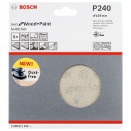 Bosch Schleifnetz M480 Best for Wood and Paint 150 mm K240 5er-Pack - 2608621168