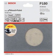Bosch Schleifnetz M480 Best for Wood and Paint 150 mm K180 5er-Pack - 2608621166