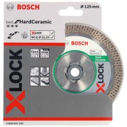 Bosch Diamanttrennscheibe X-LOCK Best for Hard Ceramic 125 - 2608615135