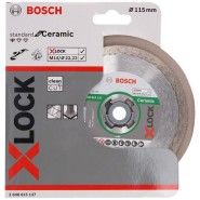 Bosch Diamanttrennscheibe X-LOCK Standard For Ceramic 115 - 2608615137