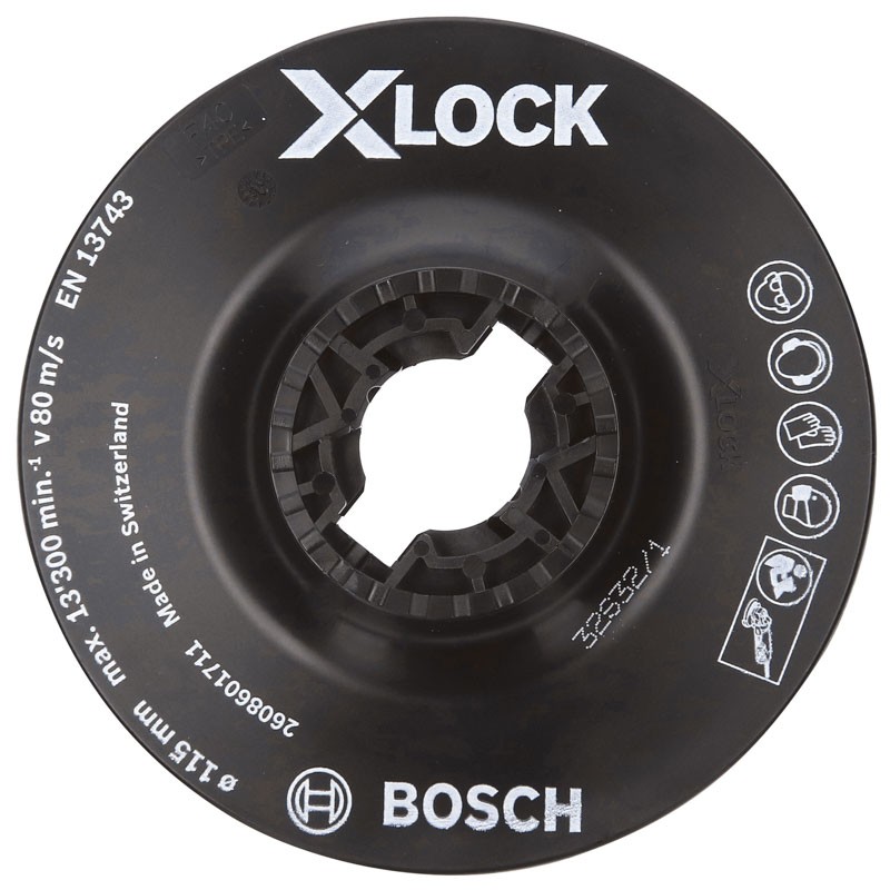 Bosch Stützteller X-LOCK weich 115 mm - 2608601711