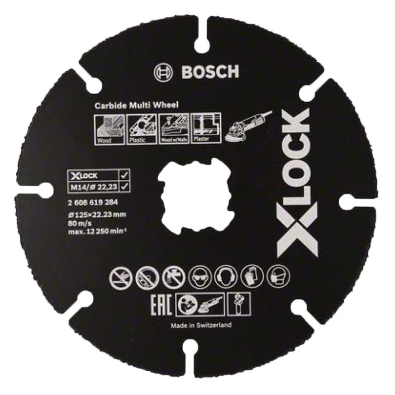 Bosch Trennscheibe X-LOCK Carbide Multi Wheel 125 mm - 2608619284