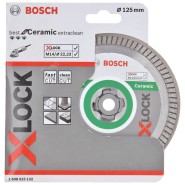 Bosch-Diamanttrennscheibe X-LOCK Best for Ceramic Extra Clean Turbo (125 mm) - 2608615132_54759