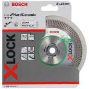 Bosch-Diamanttrennscheibe X-LOCK Best for Hard Ceramic 115 mm - 2608615134
