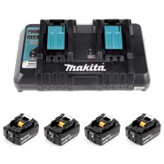 Makita EPAC18-504 Basis-Set 4 x 5Ah und Doppel-Ladegerät - 191F91-9