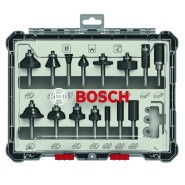 Bosch Fräser-Set 15-teil. mit 8mm Schaft - 2607017472_57093