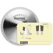 Bayerwald HM Kreissägeblatt - 216 x 2,6 x 30 mm, Z24 WZ negativ - 111-58042_57776