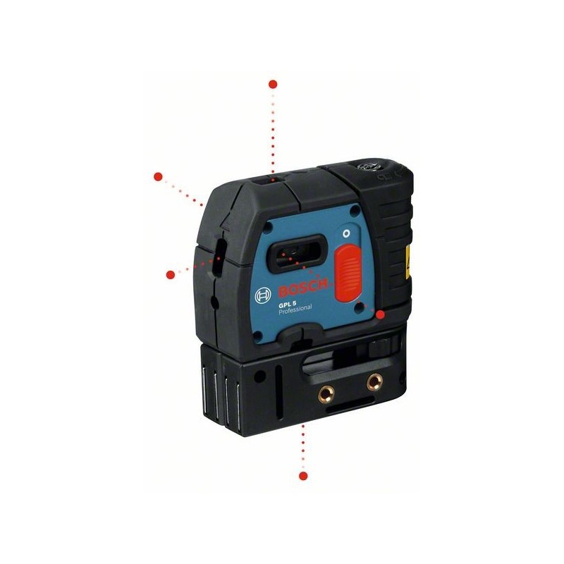 Bosch Punktlaser GPL 5 Professional inkl. Schutztasche - 0601066200