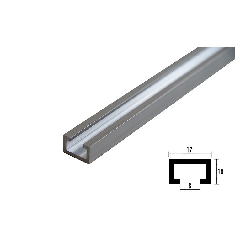 Sauter Profilschiene Eloxiert (1000 mm) - AF-1000-ELOX