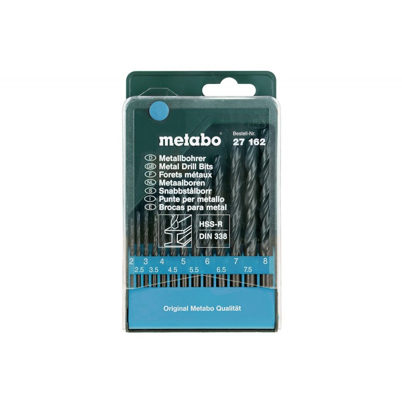 Metabo HSS-R-Bohrerkassette 2 - 8 mm 13-teilig - 627162000