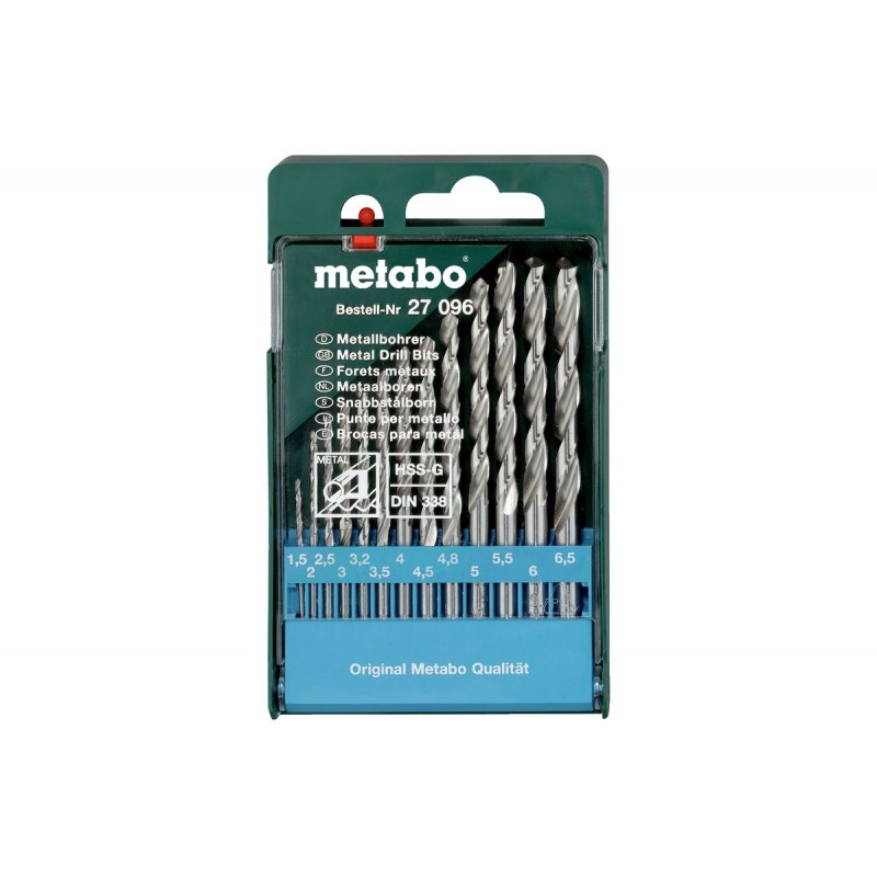 Metabo HSS-G-Bohrerkassette 15 - 65 mm 13-teilig - 627096000