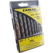 Famag Classic Holzspiralbohrer HSS 8-teilig (D: 3-10mm) - FA-159183800_70776