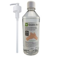 Quick Aid Hand-Desinfektionsmittel 500ml - 1 Flasche inkl. Dosierpumpe