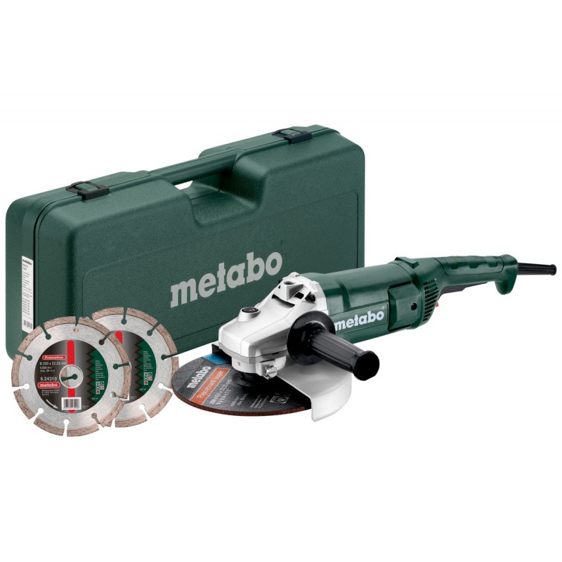 Metabo WE 2200-230 Winkelschleifer Set im Koffer - 691081000