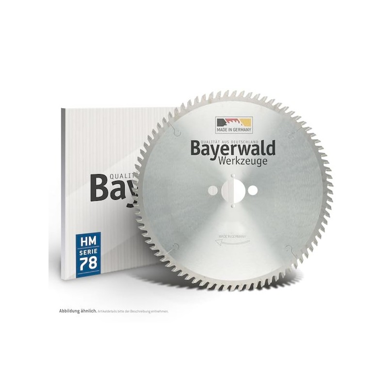 Bayerwald HM Kreissägeblatt - 250 x 3.2/2.5 x 30mm Z80 TF pos. - 111-78021