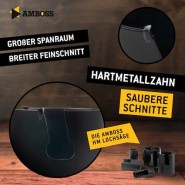 Amboss HM Lochsägen-Set Black Edition 11-tlg. 22-114mm - 859-10001