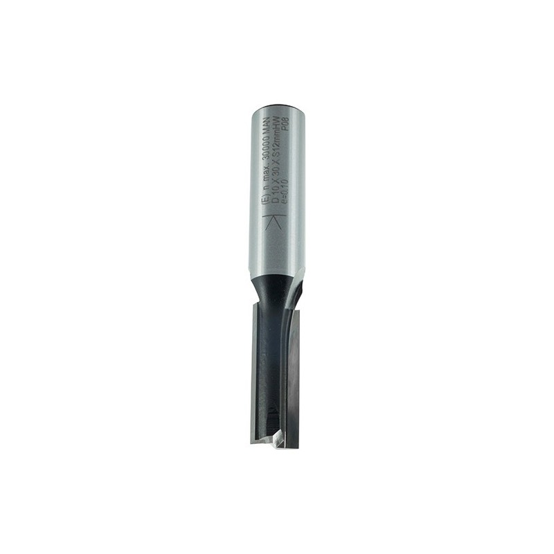 ENT Nutfräser HW Z2 D 10mm GL 76mm Schaft: 12mm - E-11108