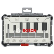 Bosch Nutfräser-Set 6-tlg. (Schaft: 1/4") - 2607017467_79880